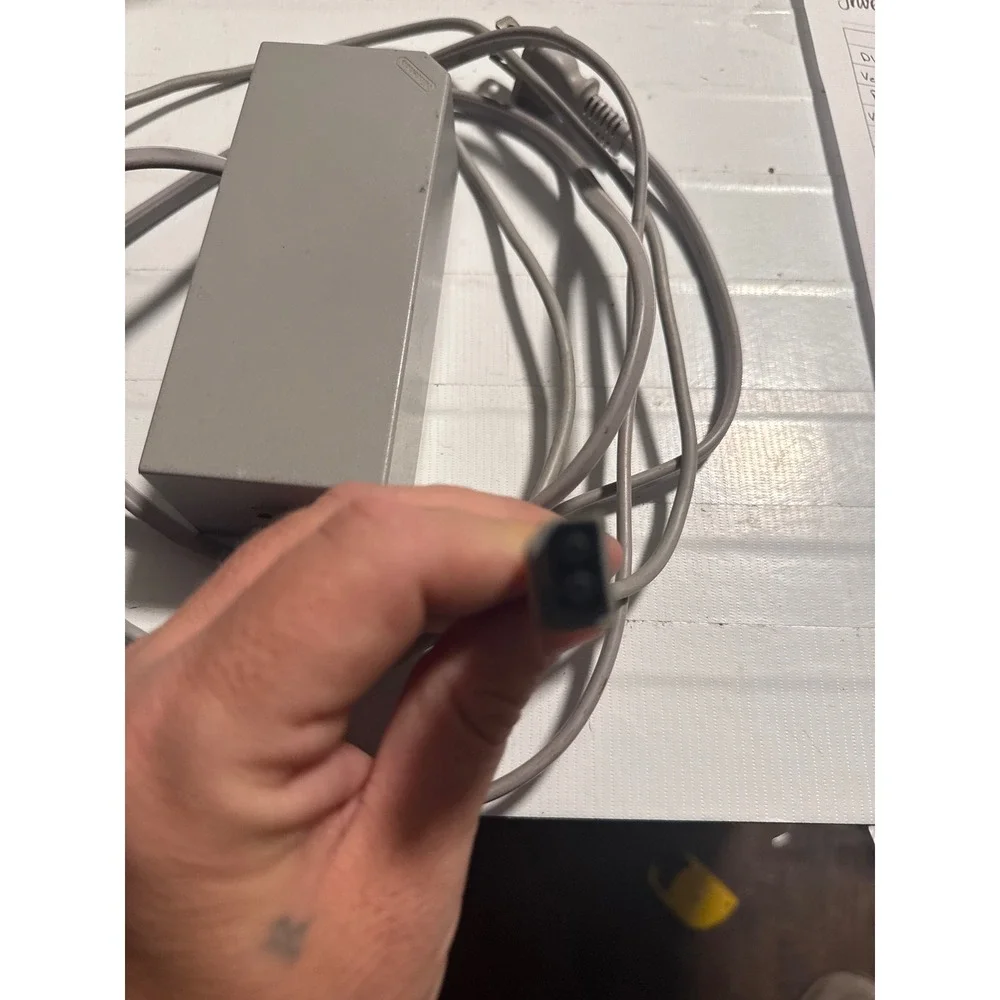 Nintendo Wii‎ AC Adapter RVL-002 Power Supply Grey OEM Genuine Cord